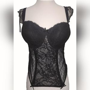 Aubade Femme Aubade Bustier 34 D lingerie Black Corset